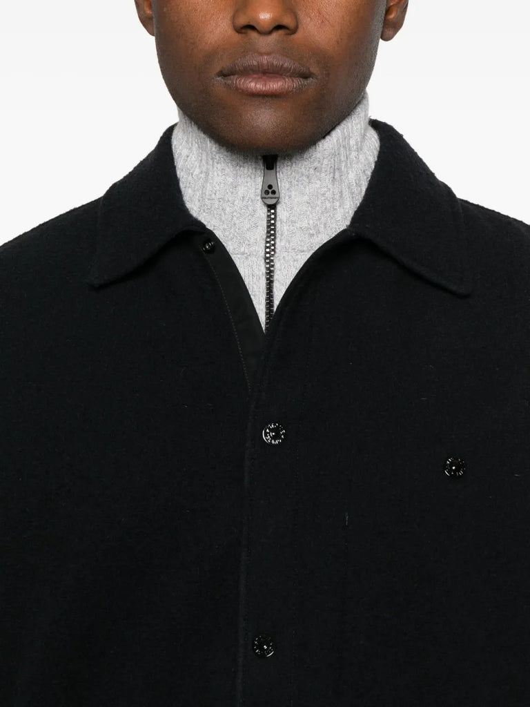 virgin wool blend shirt