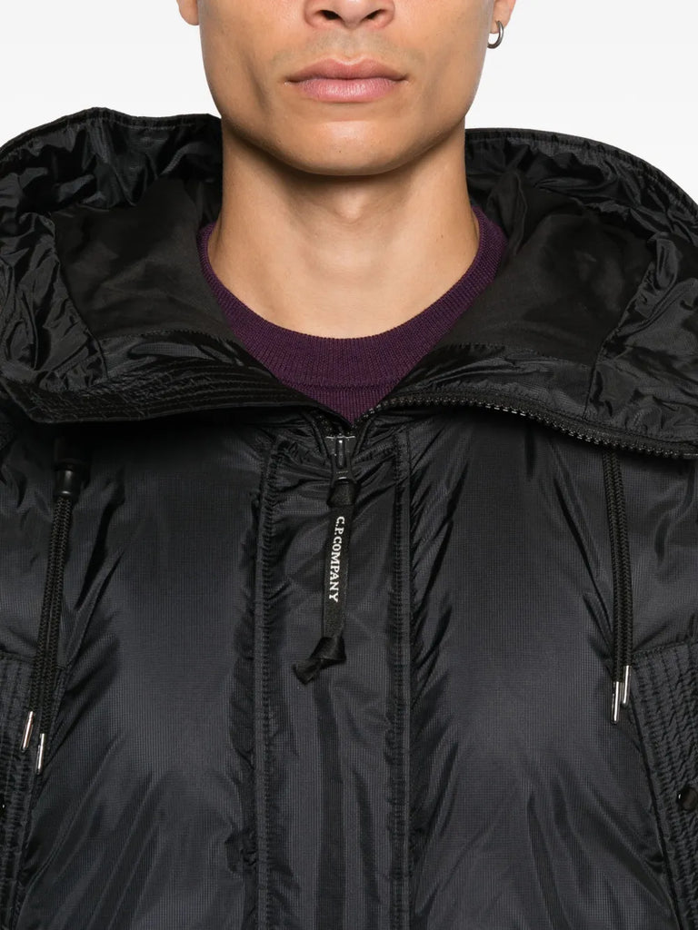 hooded down jacket