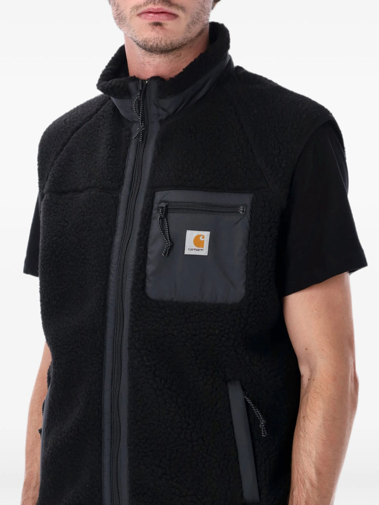 zip fleece gilet