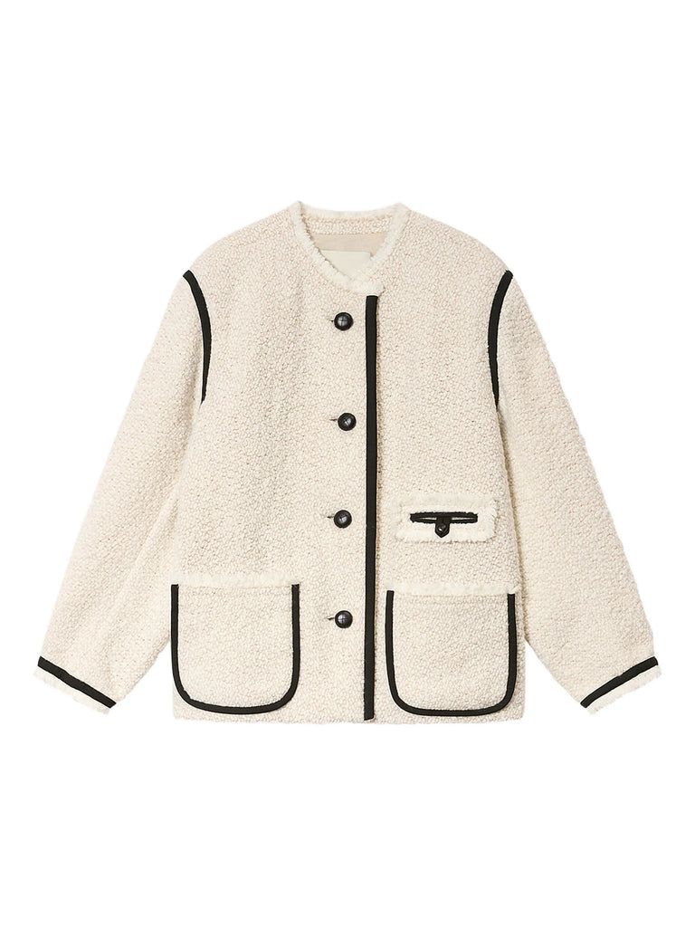 MAYLIN button trim jacket
