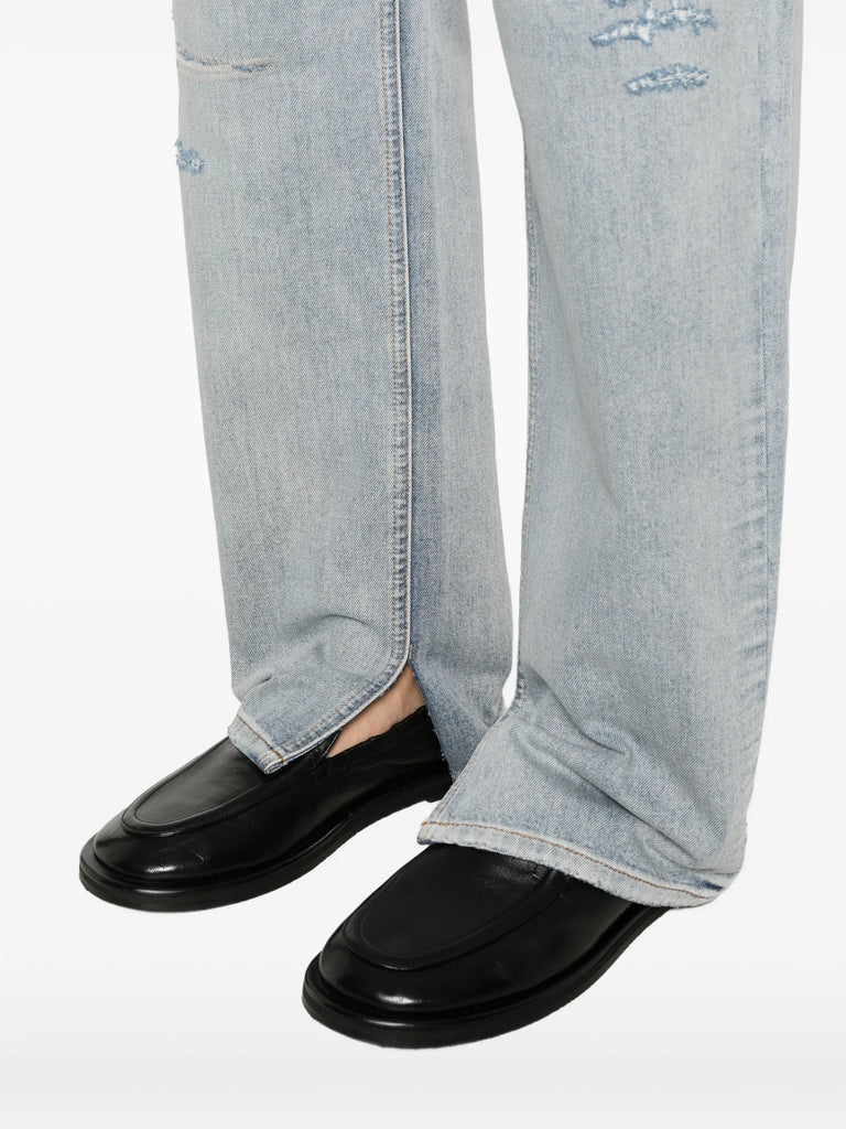 distressed jeans