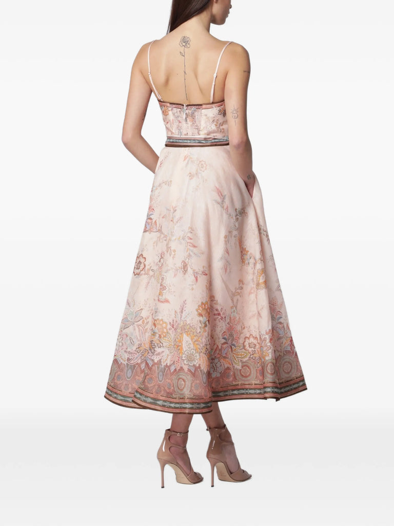 Alchemy structured midi dress