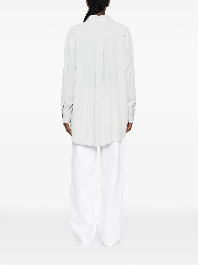 buttoned long-sleeved shirt