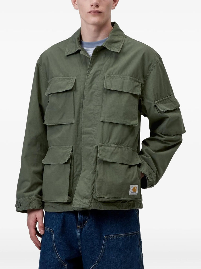cargo-pocket utility jacket