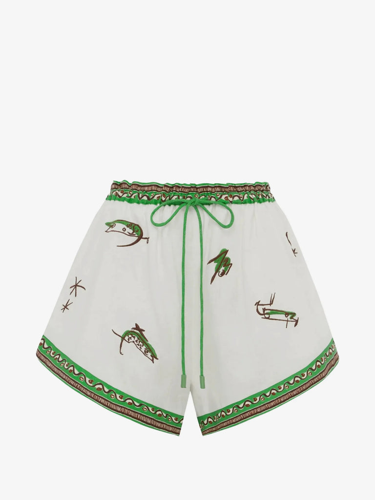 Wanda embroidered Short