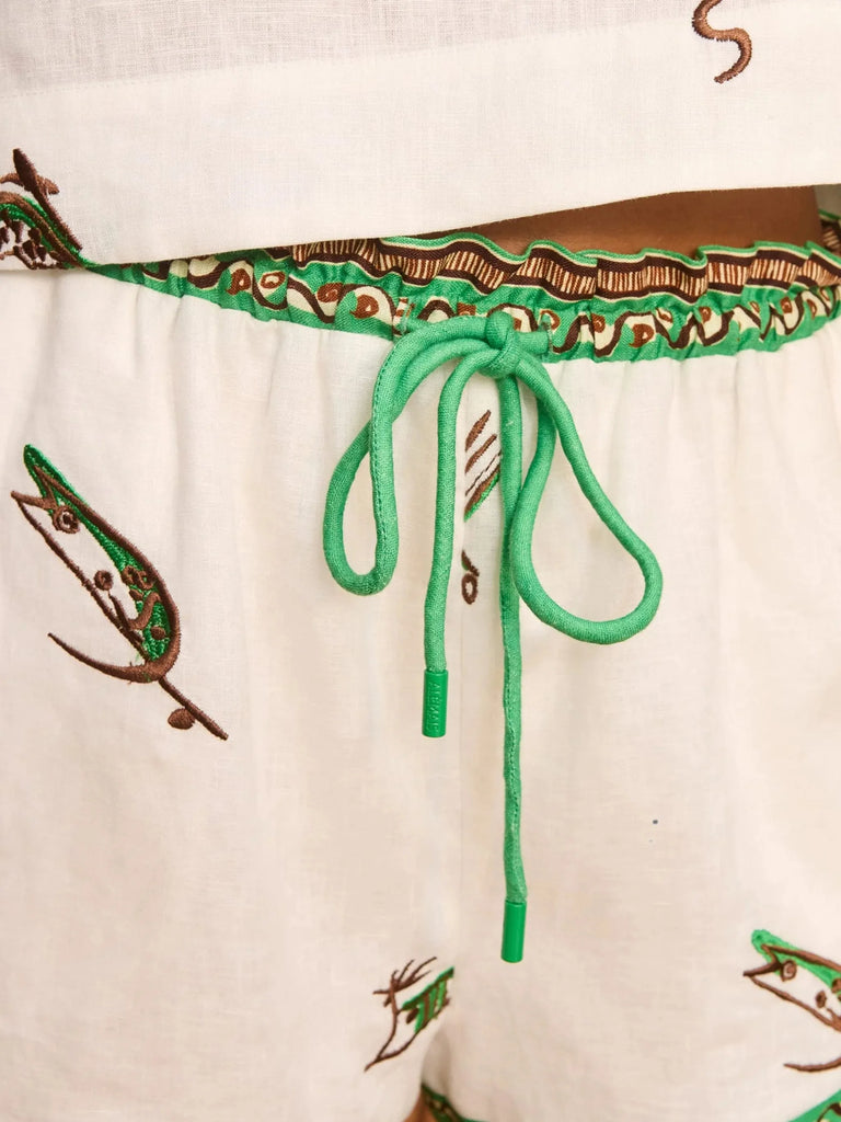 Wanda embroidered Short