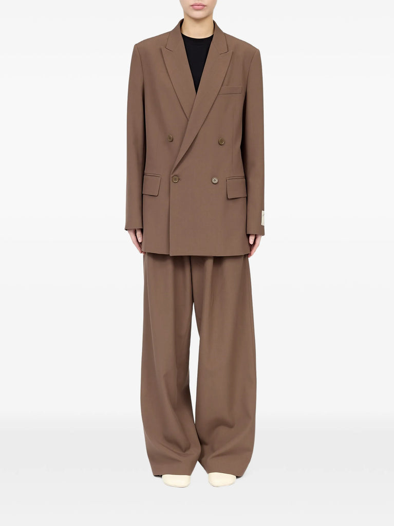 wool blend suit jacket