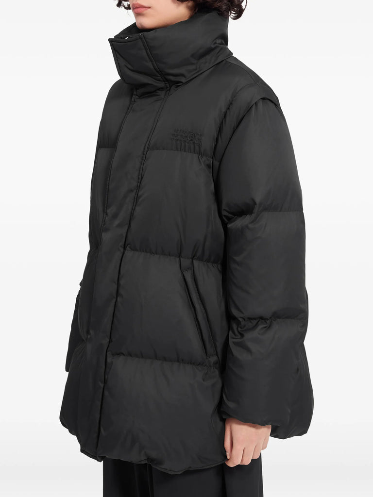 nylon puffer jacket