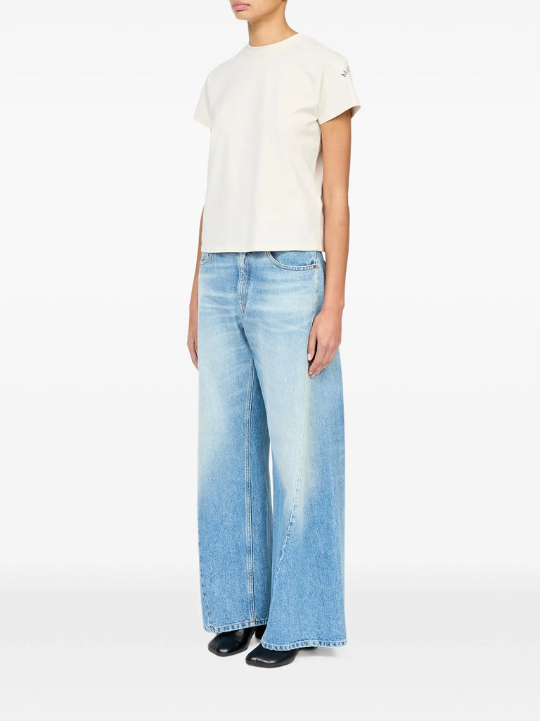 mannequin-print cotton jersey T-shirt