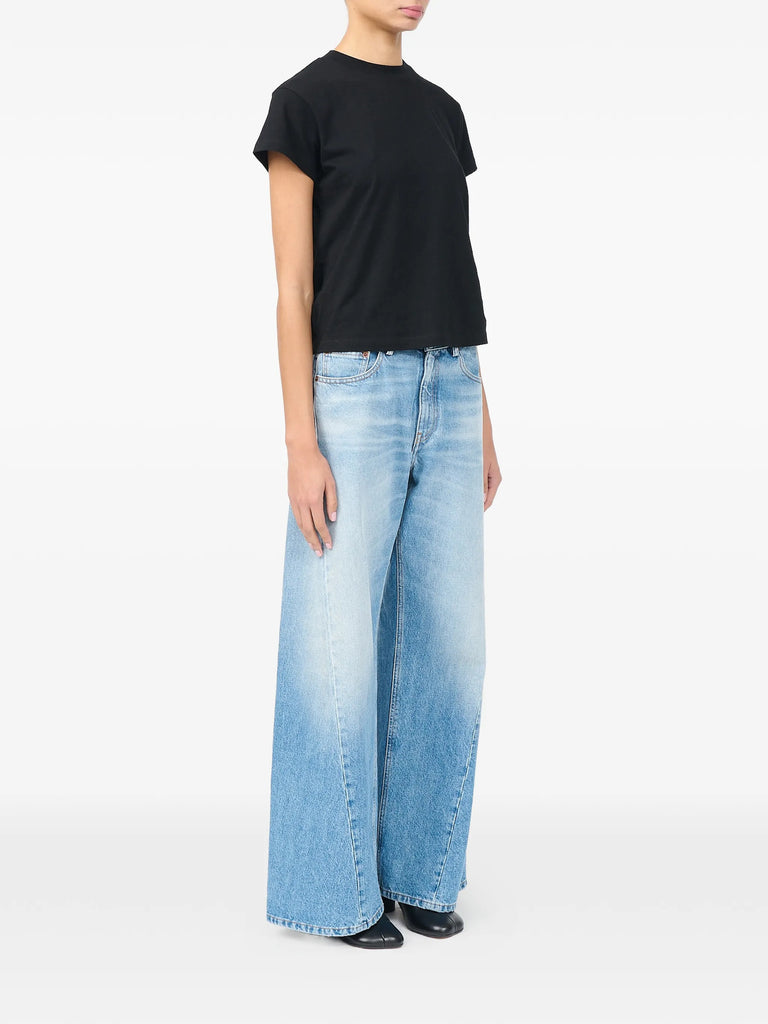 mannequin-print cotton jersey T-shirt