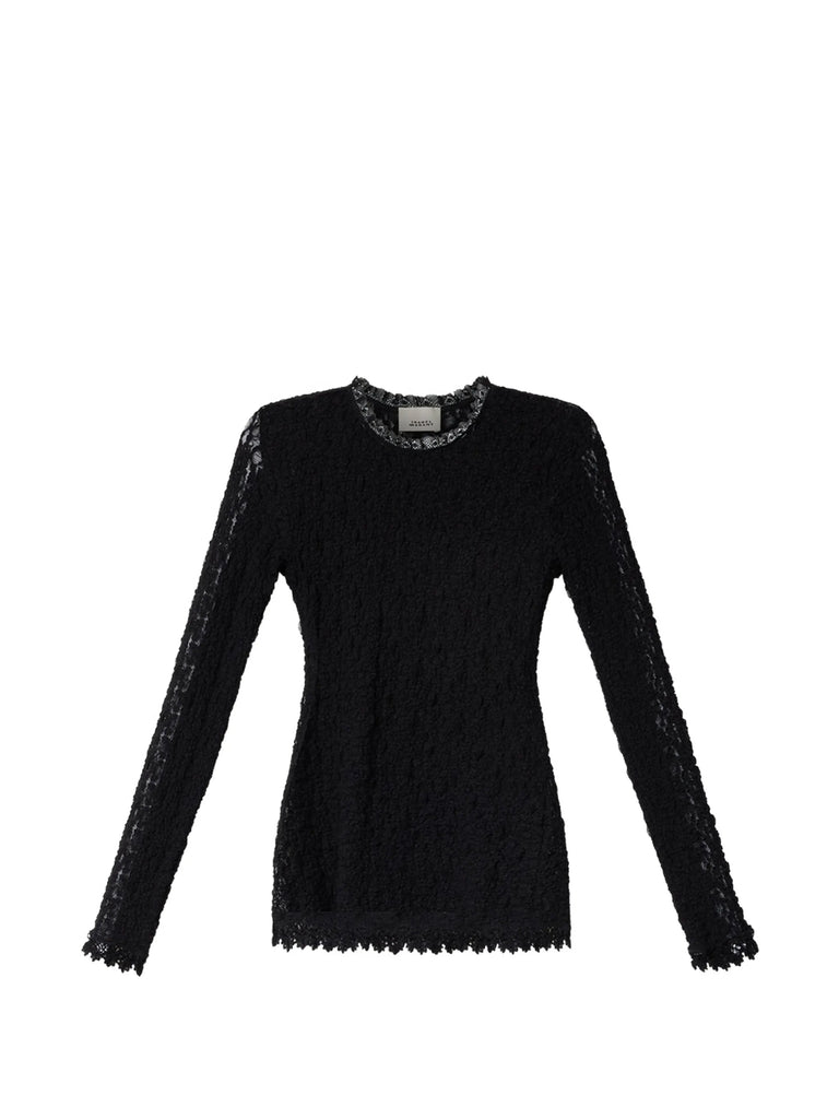 Brany stretch-lace top