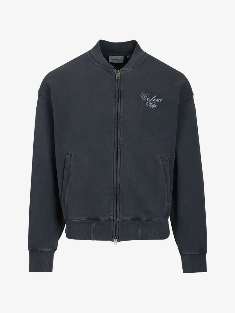 Longhand logo-embroidered jacket