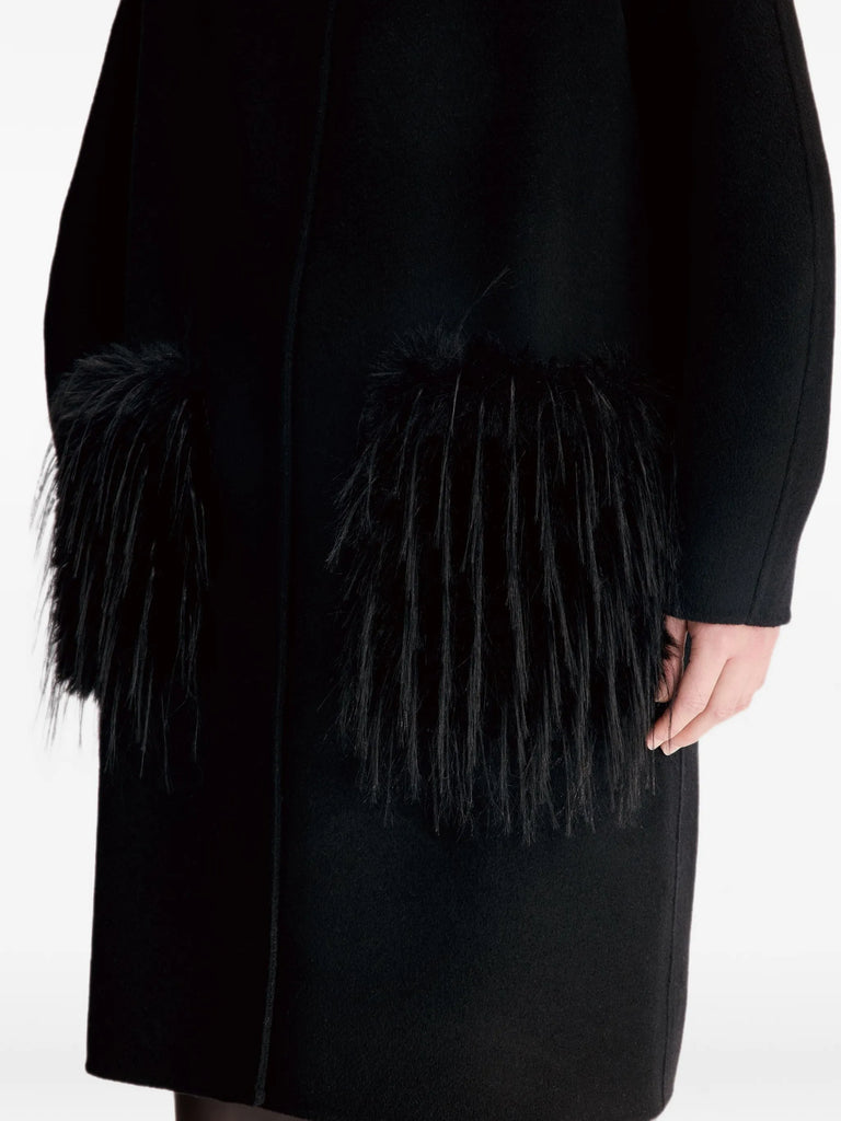 Cilia collarless coat