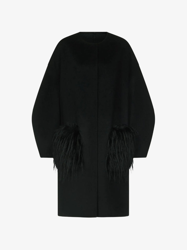 Cilia collarless coat