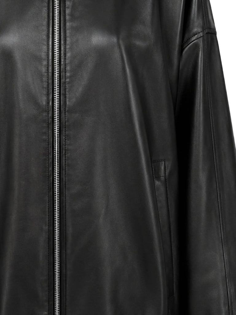 hooded zip-up jacket