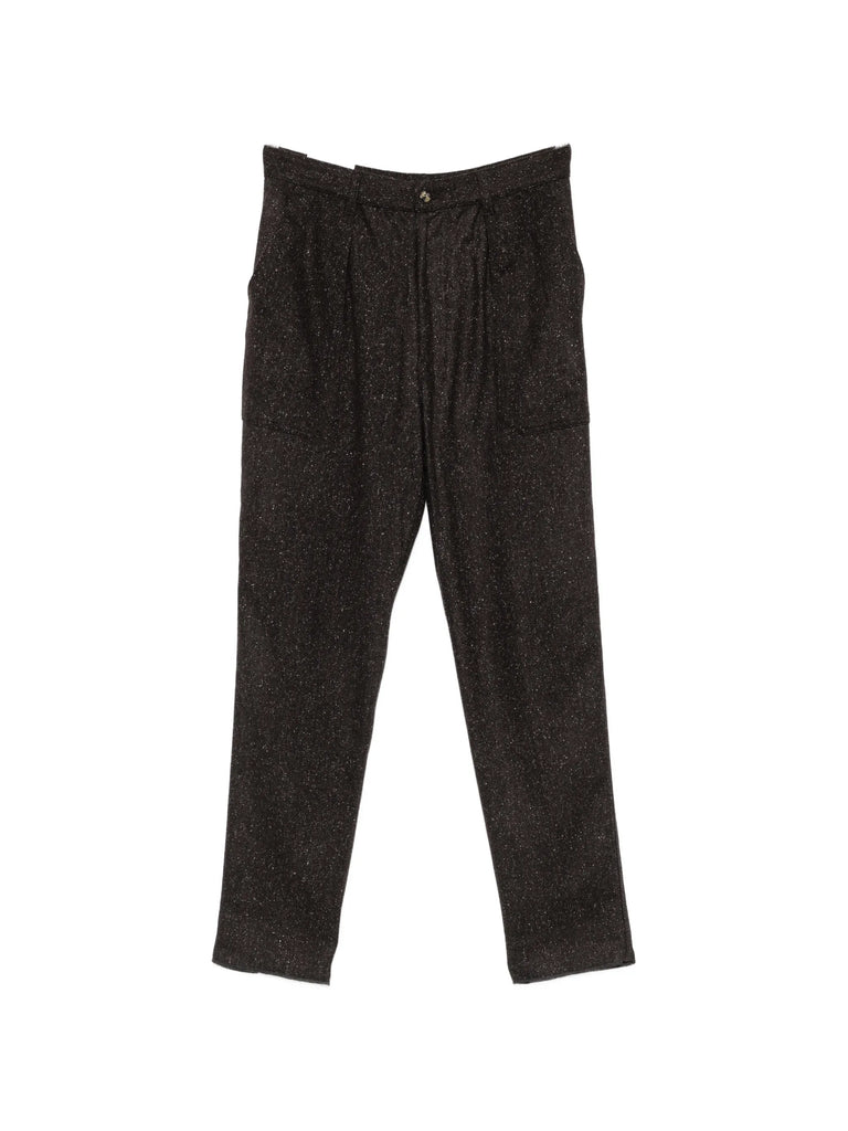 flecked trousers