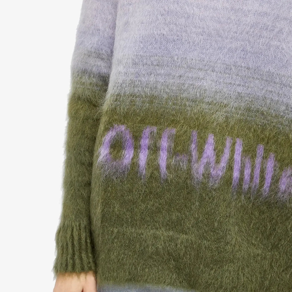 Intarsia-knit logo roll-neck knitwear  jumper