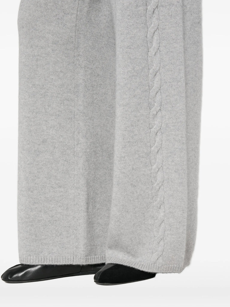 Olanda cable-knit palazzo pants