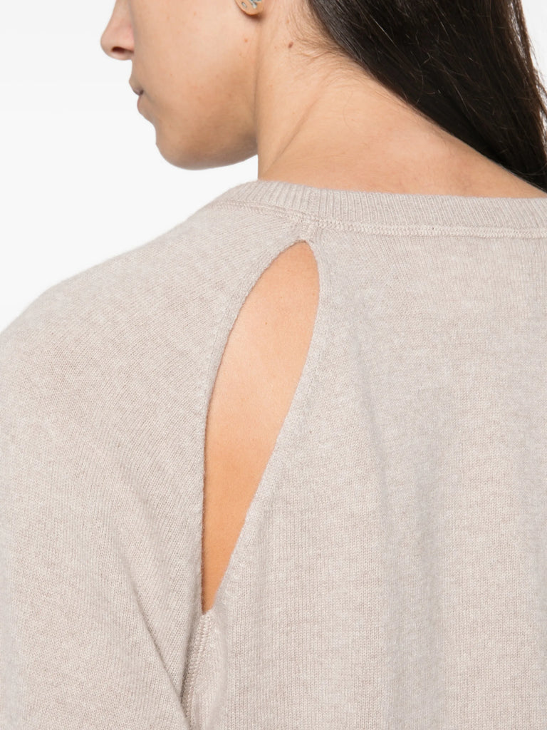 Cambrie cut-out raglan-sleeve sweater