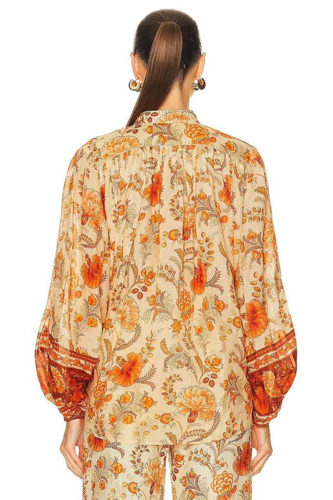 Junie floral-print blouse