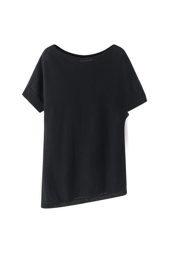 Eos skewed knit top