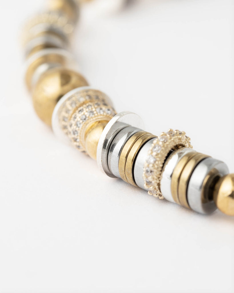 Nefertiti Gold & Silver Necklace