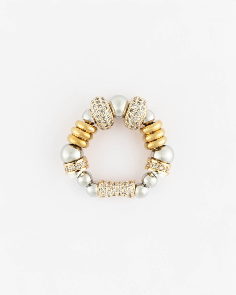 Double Gold Nefertiti Ring