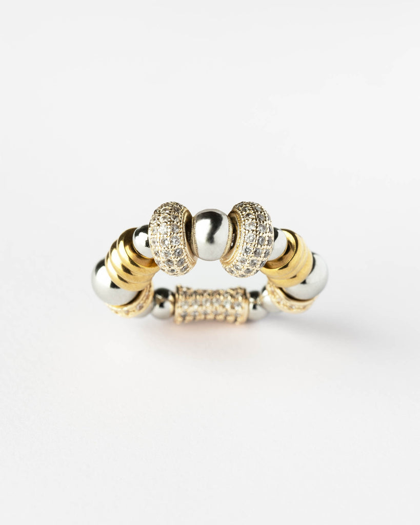Double Gold Nefertiti Ring