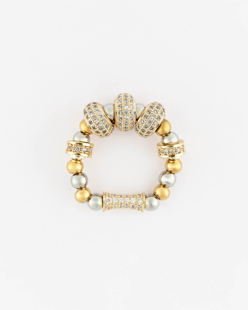 Nefertiti Triple Gold Ring