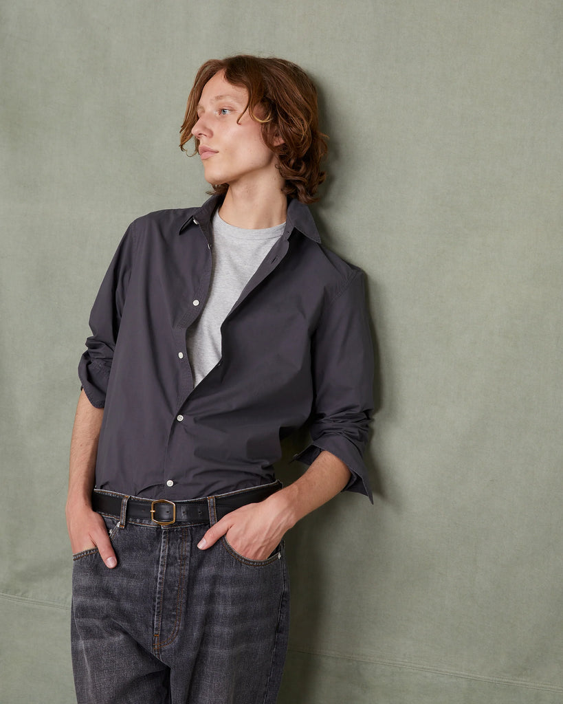 Soft Collar Poplin Shirt