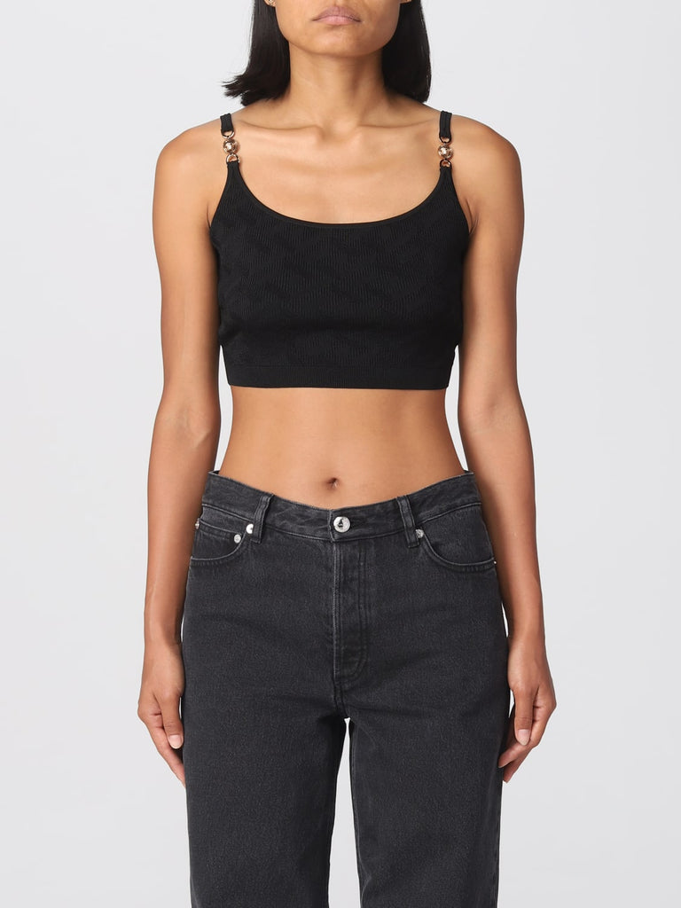 La Greca Medusa '95 knitted crop top