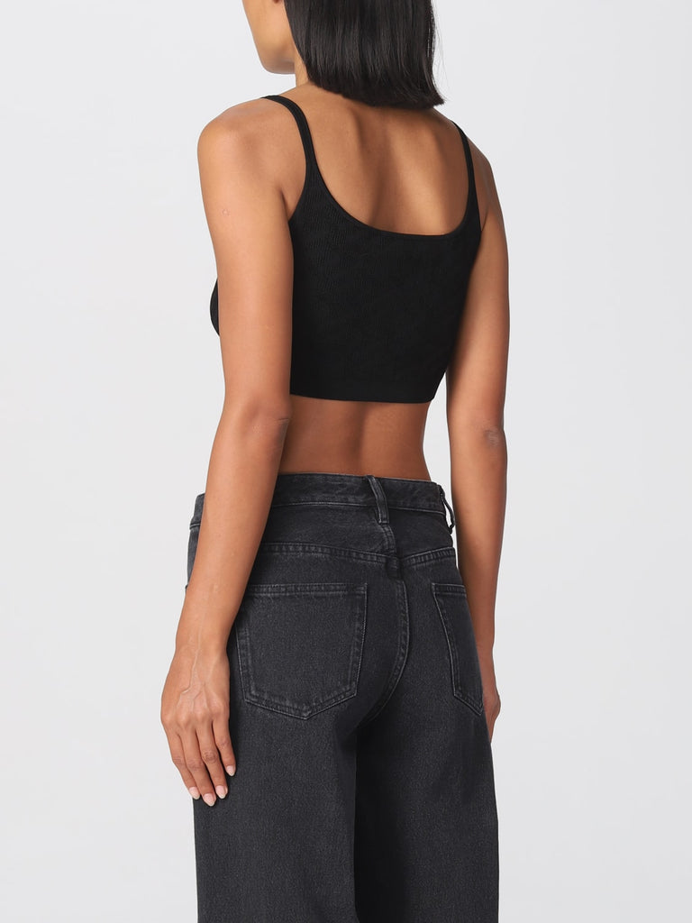 La Greca Medusa '95 knitted crop top