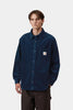Loyde corduroy logo-patch shirt