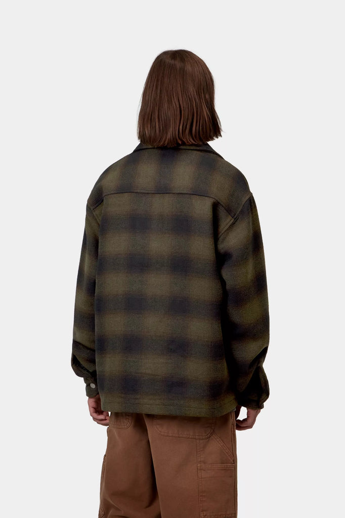 Alton check-pattern twill jacket