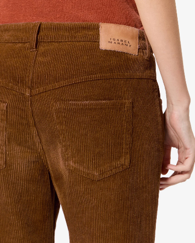 RUTHIE corduroy flared trousers