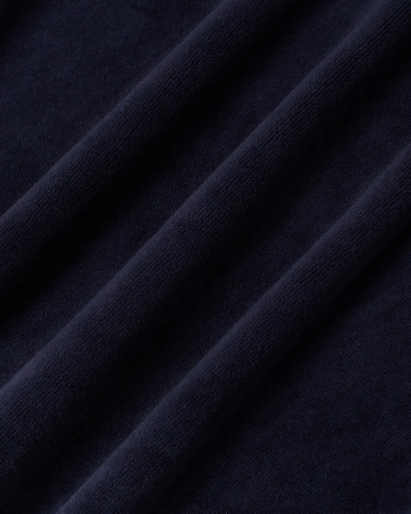 velvet side-stripe track pants