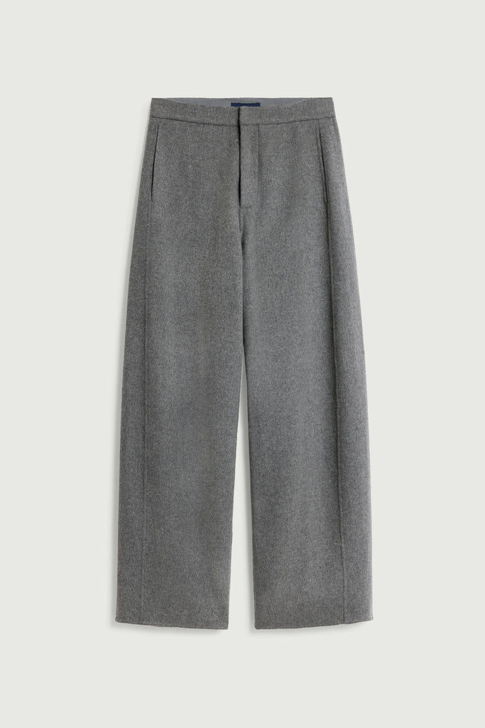 DOUBLE-SIDED WOOL WIDE PANTS HORATIO