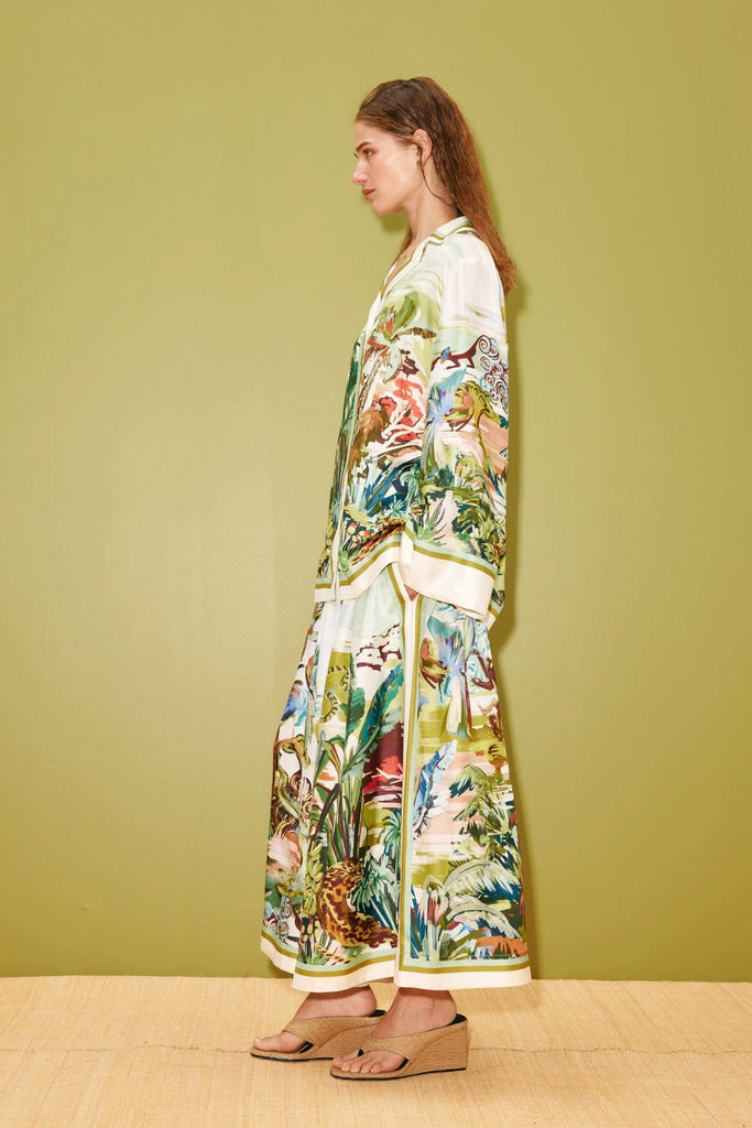 Jungle Boogie silk trousers