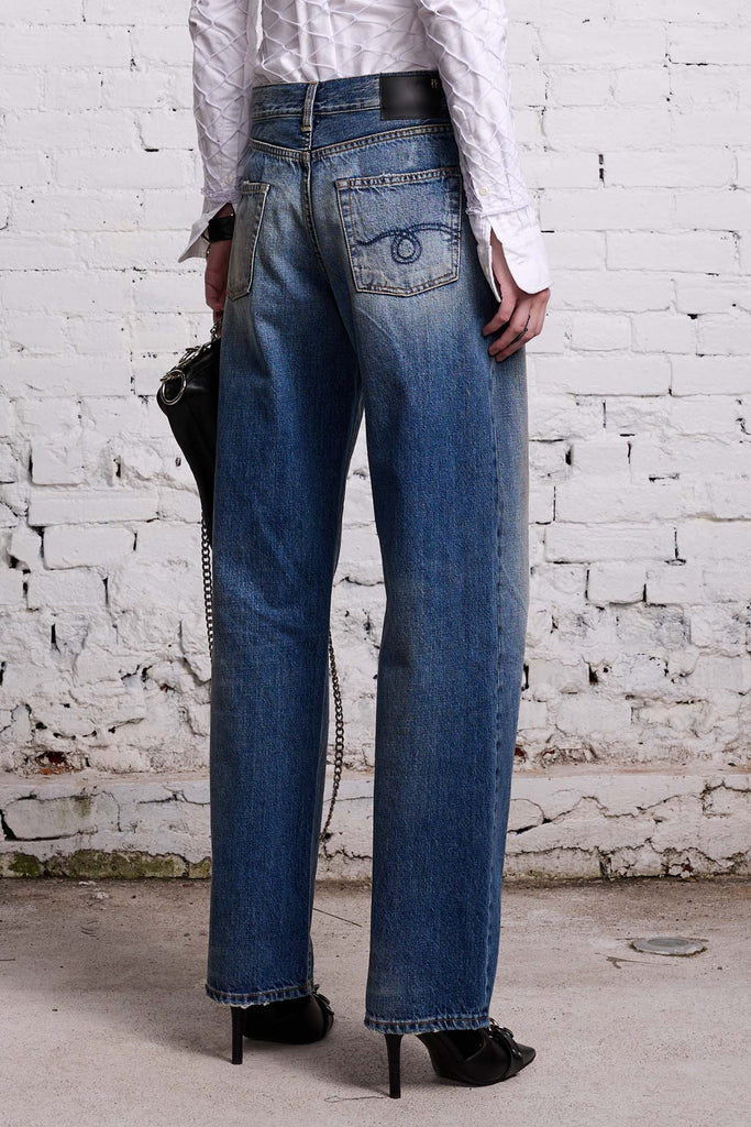 Mid-rise straight-leg Denim Jeans