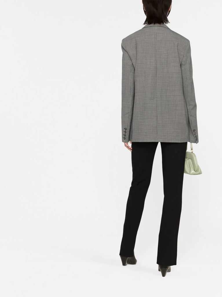 puppytooth oversized blazer
