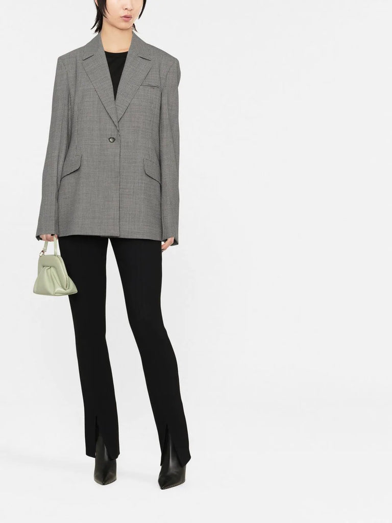 puppytooth oversized blazer