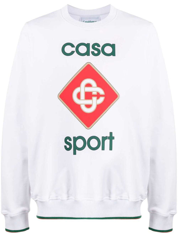 Logo-print organic cotton sweatshirt