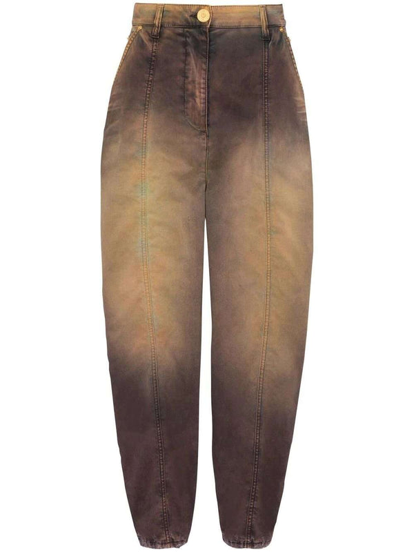 Balmain tie-dye print tapered Denim Jeans by Balmain