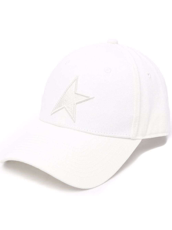Embroidered-star baseball cap