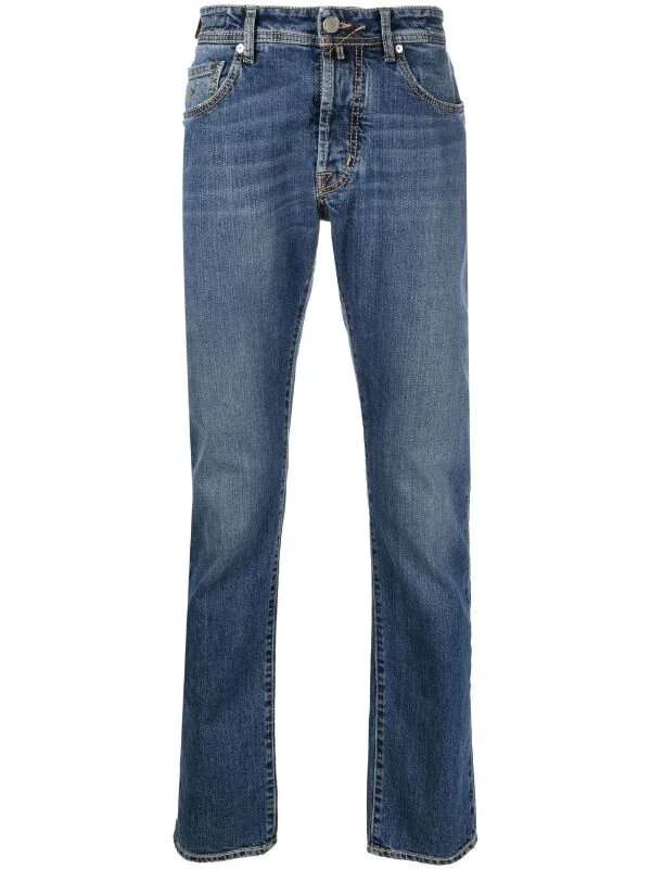 Mid-rise slim-fit Denim Jeans