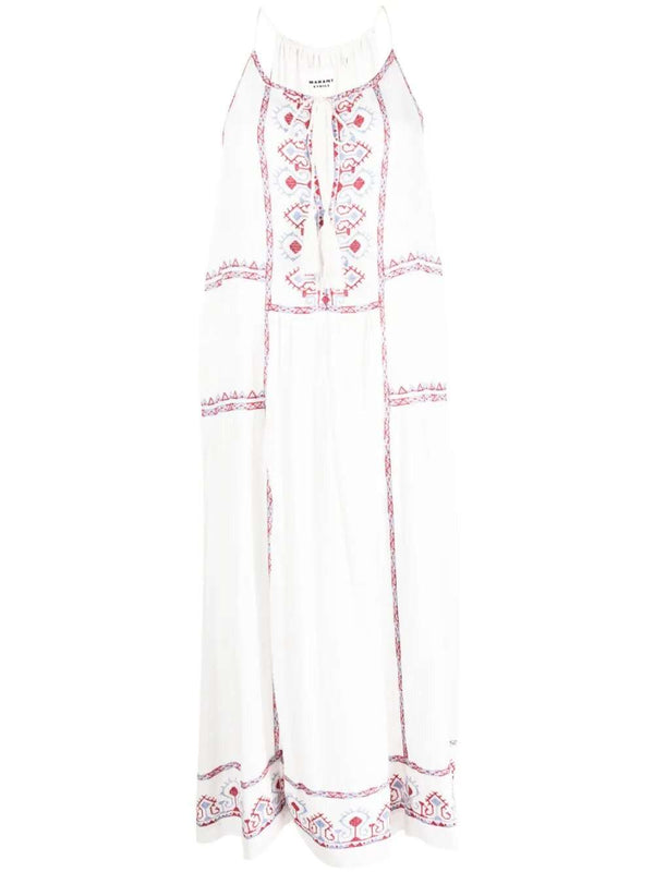 Embroidered cotton dress