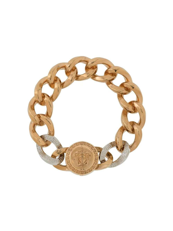 Chain-link Medusa detail bracelet