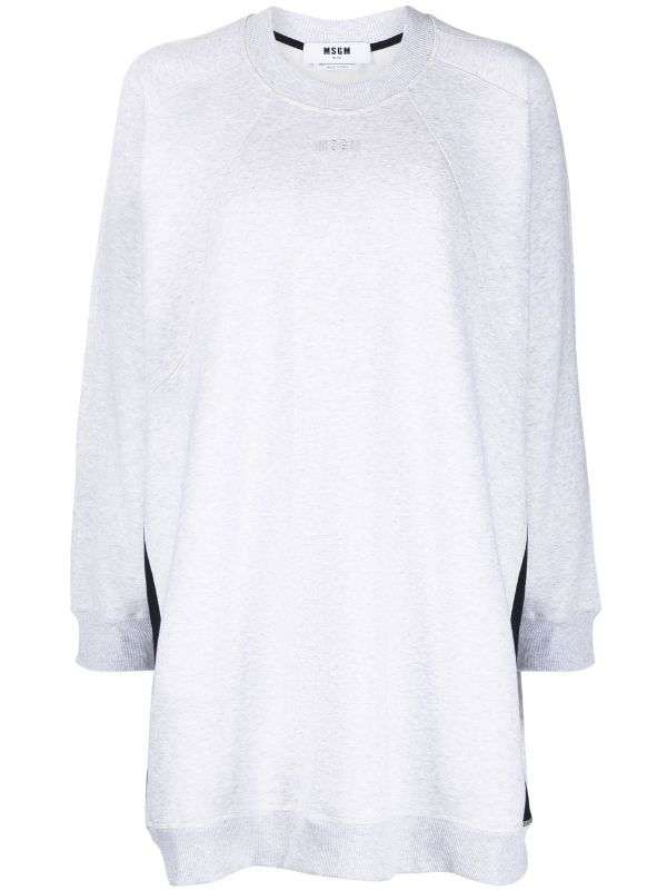 Oversize-Sweatshirt mit Seitenstreifen