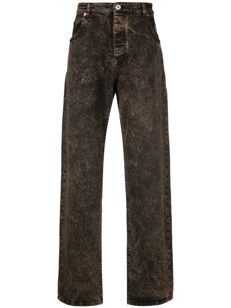 Balmain distressed-effect dnim Denim Jeans by Balmain