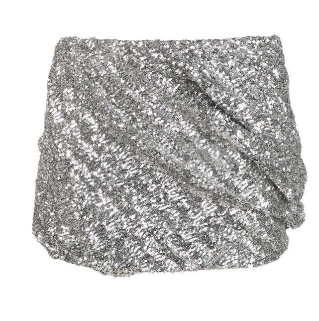 Sequin-embellished miniskirt